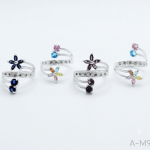 Anillo Flor Cometa