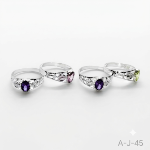Anillo Oval Flores