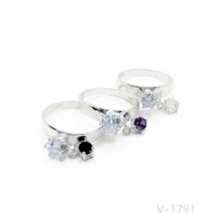 Anillo Solitario Colgante
