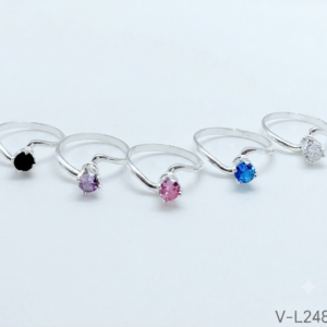 Anillo Solitario Ondas