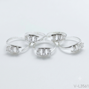 Anillo 3 Baguettes